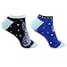 Women's K Bell, Laurel Burch Indigo Cats 2 Pair Socks