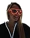 Light Up El Wire Glasses (Red)