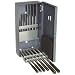 Alvord Polk 127-S-19 High-Speed Steel Chucking Reamer Set, Straight Flute, Uncoated Finish, 14-Piece, 1/8 Inch - 1/2 Inch Oversize and Undersize