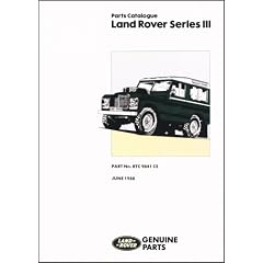 Land Rover Ser 3 Parts Catalog (Parts Catalogue)