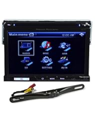 Car Audio or Theater: Power Acoustik PD-710 7" Car Stereo DVD/USB Player Receiver+License Plate Camera - POWER ACOUSTIK