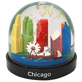 City of Chicago Skyline Water Globe