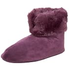 Dearfoams Microfiber Velour Bootie