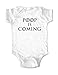 Poop is Coming - design2 - Cute Funny got Parody Baby Bodysuit