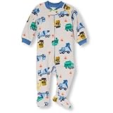 THE CHILDREN'S PLACE(ザ・チルドレンズプレイス) コンストラクション プリント ブランケット スリーパー アトモスフィア ロンパース長袖 18～24ヶ月【並行輸入】