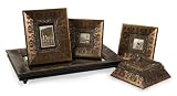 Baroque Inspired Framed 5-Piece Wooden Set Collection