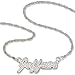 LogoArt Jeff Gordon Sterling Silver Signature 18 Necklace