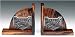 Arkansas Razorbacks Ironwood Book Ends (Set of 2) - NCAA College Athletics
