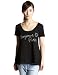(ラファイン)LaFine Bonjour S/S Flare Tee 88111060 BK ブラック XS