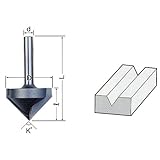 ライト精機 トリマー・ルータービット TR-8　呼称　6X90°　商品名称　超硬V溝ビット（トリマ用）