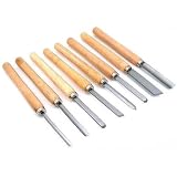 8 Wood Turning Chisel Woodworking Gouges Hobby Tool