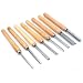 8 Wood Turning Chisel Woodworking Gouges Hobby Tool