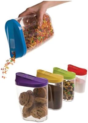 KitchenWorthy 10-Piece Single Canister Container Set