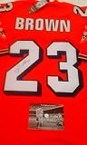 Ronnie Brown Signed Miami Dolphins Authentic Jersey
