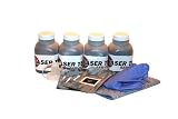 4 Q6000A Black Toner Refill Kits for HP Color LaserJet 1600, 2600, 2600N, 2605, 2605DN, 2605DTN Printers INCLUDES RESET CHIPS