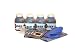 4 Q6000A Black Toner Refill Kits for HP Color LaserJet 1600, 2600, 2600N, 2605, 2605DN, 2605DTN Printers INCLUDES RESET CHIPS