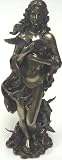 Aphrodite (Venus) Greek Roman Goddess of Love Statue, Real Bronze Powder Cast 12-inch Sculpture