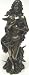 Aphrodite (Venus) Greek Roman Goddess of Love Statue, Real Bronze Powder Cast 12-inch Sculpture
