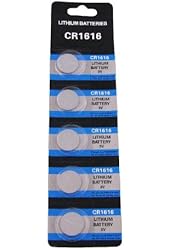 (5) CR1616 Lithium 3V Batteries