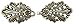 Chariot Clasp, Antique Silver Finish