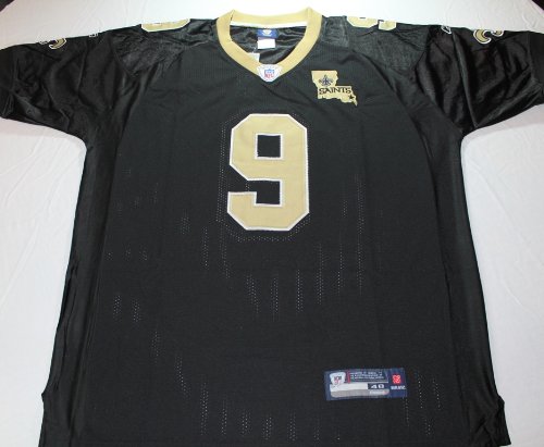 Drew Brees New Orleans Saints White Sewn Jersey with ALT Saint Patch - Size 50 (Large)