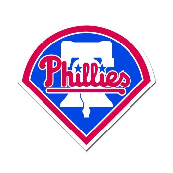 PHILADELPHIA PHILLIES - Major League Baseball - STICKER DECAL - #S095