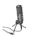 Audio-Technica AT2020USB+ Cardioid Condenser USB Microphone, Black