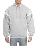 Sport-Tek Pullover Hooded Sweatshirt with Mesh Arm Stripe.