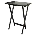 Wood TV Tray - Black