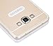 For Samsung Galaxy J7 Case, Moonmini® For Samsung Galaxy J7 Metal Bumper Frame Case + Hard PC Back Cover Protector (Golden)
