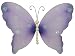 5 Purple Isabella Butterflies - Hanging Nylon Butterfly Decorations Butterflies Wedding Nursery Room Wall Decor