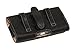 Rebono Black Leather Belt Clip Holster Pouch For iPhone 6 Otterbox Defender Case - Black (Black W/Wallet)