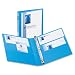 Avery Heavy-Duty Nonstick View Binder with 1 inch Rings, Light Blue, 1 Binder (5301)