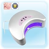 Lampe seche Ongles gel LED ampoule LED 12w manucure, plus efficace que Lampe UV, argent