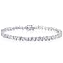 10K White Gold 3.00 Carat tw Diamond Bracelet 7" (I-J, I3)