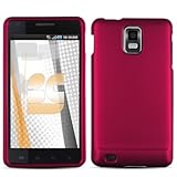 Magenta Rubberized Protector Case for Samsung Infuse i997