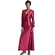 Formal Evening Dress -Mother of Bride & Groom, Wedding, Party, MOB Gown by Sean Collection (7380) BURGUNDY