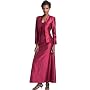 Formal Evening Dress -Mother of Bride & Groom, Wedding, Party, MOB Gown by Sean Collection (7380) BURGUNDY