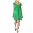 Xhilaration Kelly Green Boatneck Smocked Dress - S