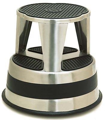 Original Cramer Kik Step Stools / Stainless Steel / 1002-00 / 300lb Cap 14h Sold As 1ea