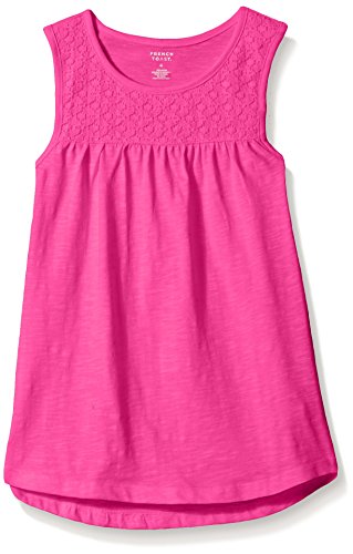 French Toast Girls' Slub Lace Tank