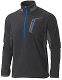 Marmot Herren Fleece Pullover Alpinist Half Zip, black/slate grey, S