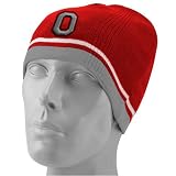 Top of the World Ohio State Buckeyes Scarlet-Gray Break A Way Reversible Knit Beanie