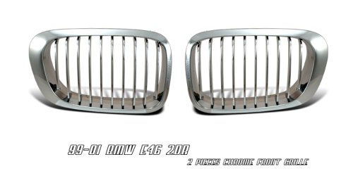 NEW 1999 2000 2001 2002 (99 00 01 02) BMW E46 3-SERIES 2DR COUPE 325CI 328CI 330CI CHROME GRILLE GRILL
