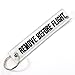 Rotary13B1 Remove Before Flight Key Chain - White