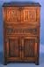 Antique Oak Jacobean Liquor Cabinet