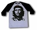 Che Guevara Heroic Logo Baseball Jersey Tee Shirt