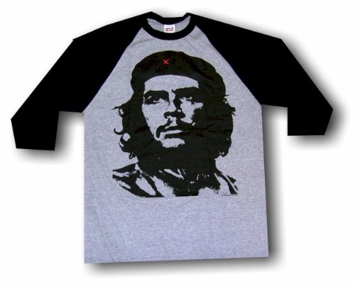 Che Guevara Heroic Logo Baseball Jersey Tee Shirt