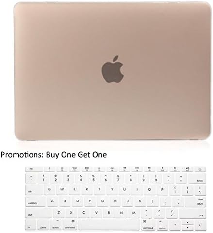 MacBook Air 13" Case Hard Shell Cover Solid Rubberized Matte Plastic for 13.3" Apple Mac Air Laptop Model A1369 / A1466 (Clear)