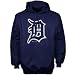 Detroit Tigers Navy Blue Jersey Logo Hoody Sweatshirt